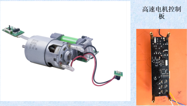 High speed motor control board PCAB